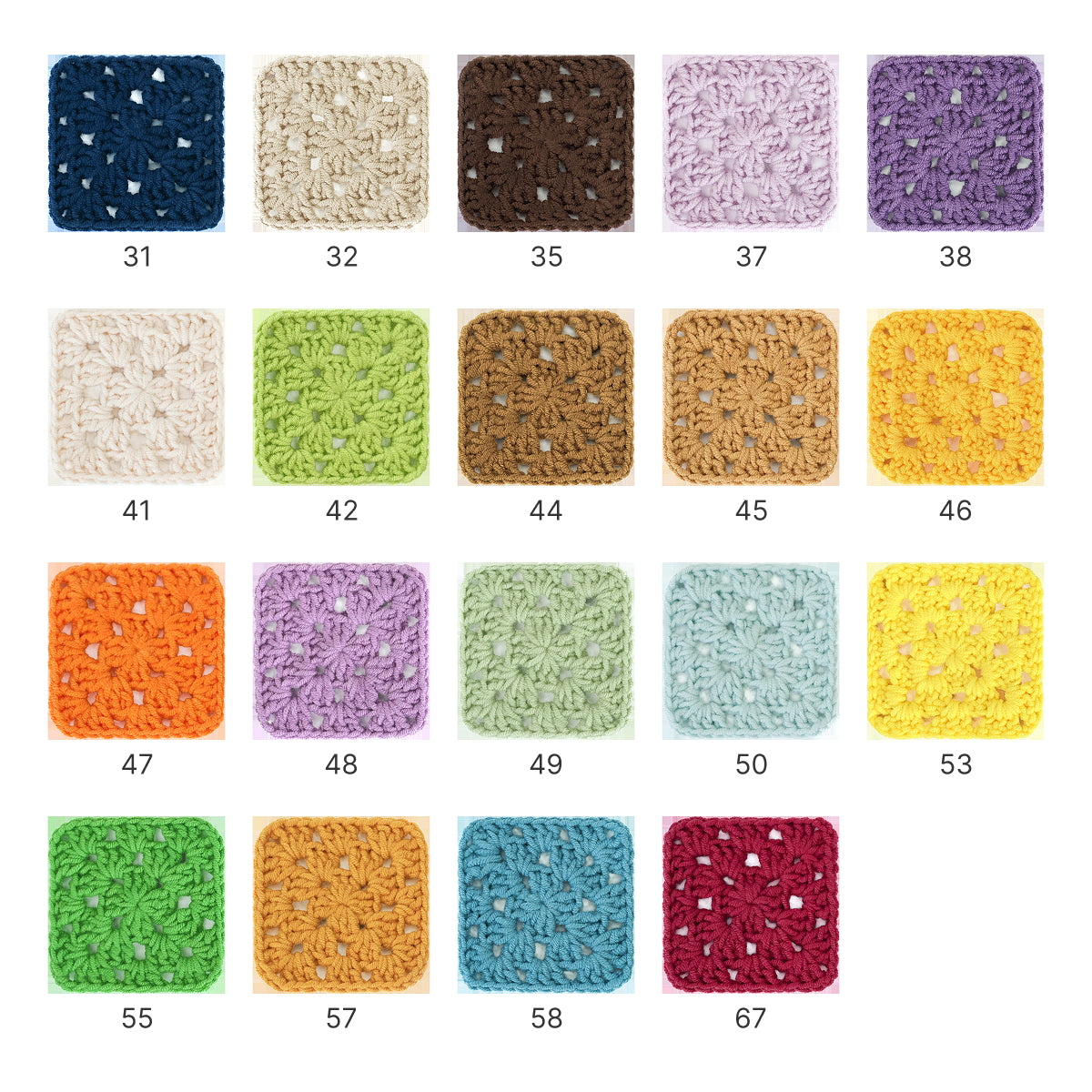Premium Combed Cotton（プレミアム・コーマコットン）50g｜高品質 5ply｜初心者にもおすすめの高耐久毛糸｜あみぐるみ〜服まで幅広く使える｜全39色