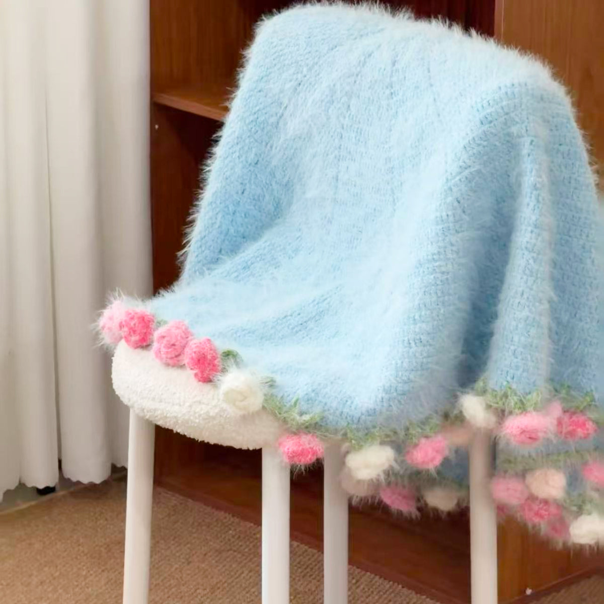 【手編みキット】夢幻のミックスカラーブーケ｜花束ブランケット｜ほしあみ限定｜全5色 ｜レシピ無料公開中！