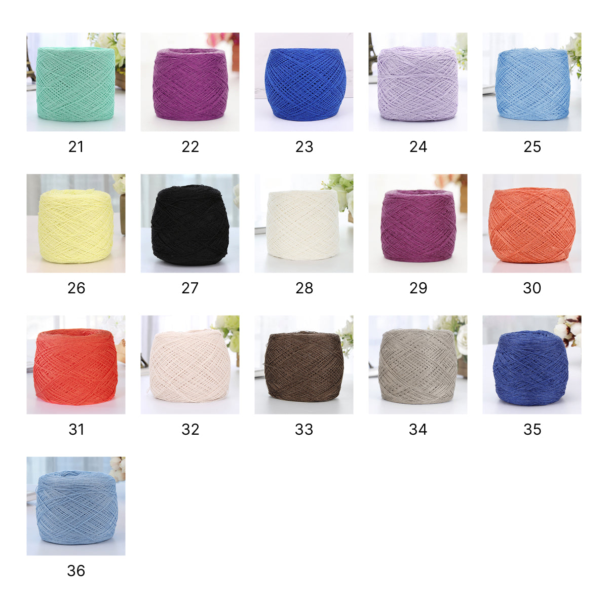 Pure Linen（ピュアリネン）100g｜リネン100％糸｜春夏にぴったりのさらっとした天然素材｜ウェア・帽子・バッグ・インテリア小物に｜全36色
