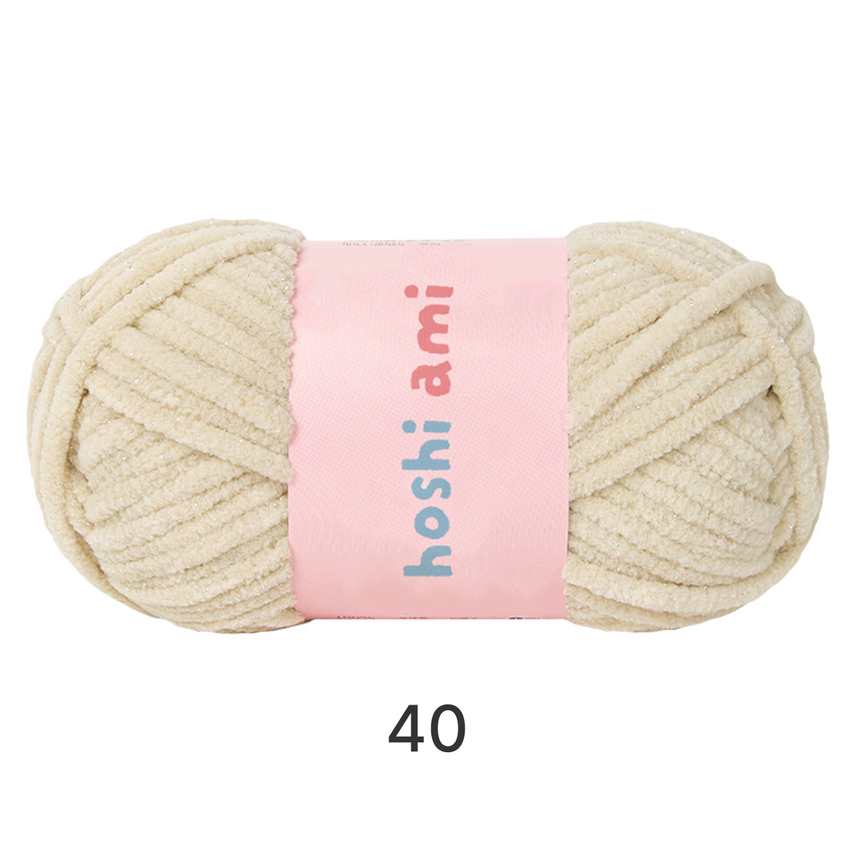 Fairy Mole（フェアリーモール）50g｜キラキラ輝くモール糸｜鉢底ネット編み・ネット編みに｜雲のようなふんわり肌ざわり｜全44色