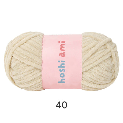 Fairy Mole（フェアリーモール）50g｜キラキラ輝くモール糸｜鉢底ネット編み・ネット編みに｜雲のようなふんわり肌ざわり｜全44色