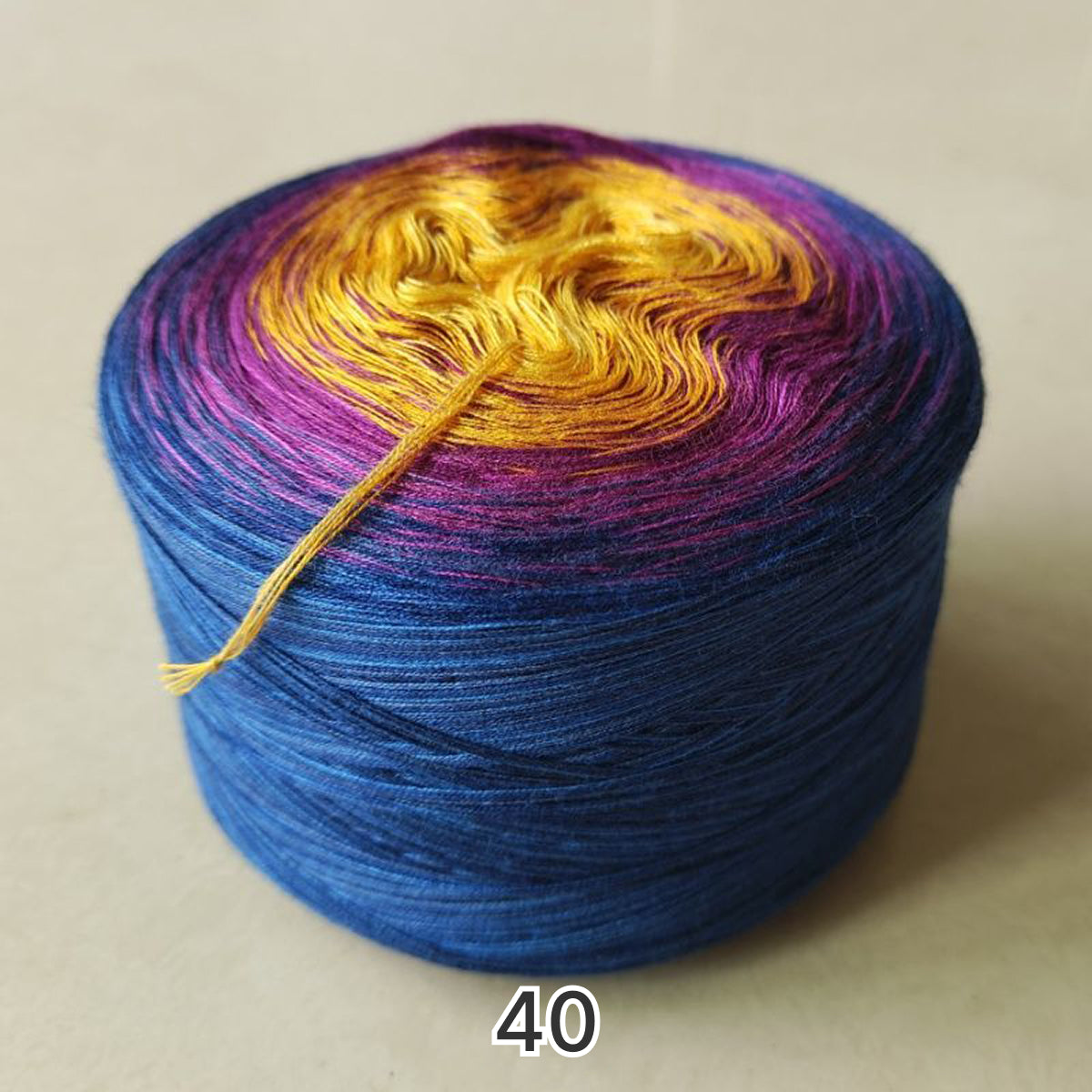 【シルケット加工・綿100%】Joyful Cake Yarn（ジョイフルケーキヤーン）｜ロングピッチ段染め・韓国風｜夏用ウェア・ショール・ブランケットに最適｜全37色｜電子版 ショール編みレシピ プレゼント！