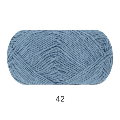 Premium Combed Cotton Lite（プレミアム・コーマコットン・ライト）40g｜高品質4ply｜軽やかで滑らかな編み心地｜推し活にぴったり｜初心者にもおすすめ｜全67色　
