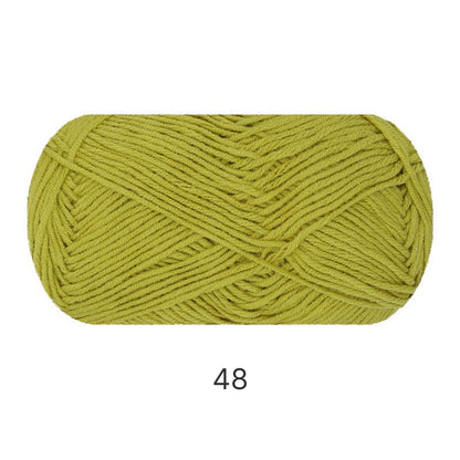 Premium Combed Cotton Lite（プレミアム・コーマコットン・ライト）40g｜高品質4ply｜軽やかで滑らかな編み心地｜推し活にぴったり｜初心者にもおすすめ｜全67色　