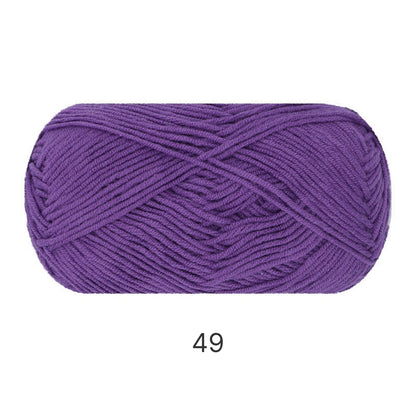 Premium Combed Cotton Lite（プレミアム・コーマコットン・ライト）40g｜高品質4ply｜軽やかで滑らかな編み心地｜推し活にぴったり｜初心者にもおすすめ｜全67色　