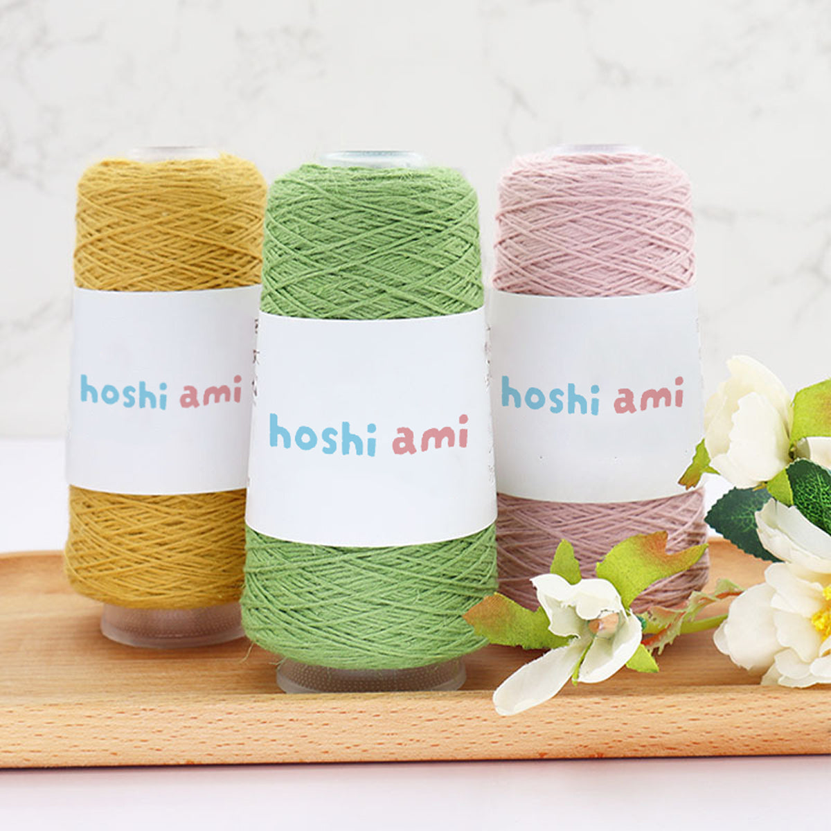 Breeze Lace Yarn（ブリーズレースヤーン）50g｜3本撚りのコットンリネンレース糸｜サマーヤーン｜春夏のウェア・ショール・小物に｜全11色