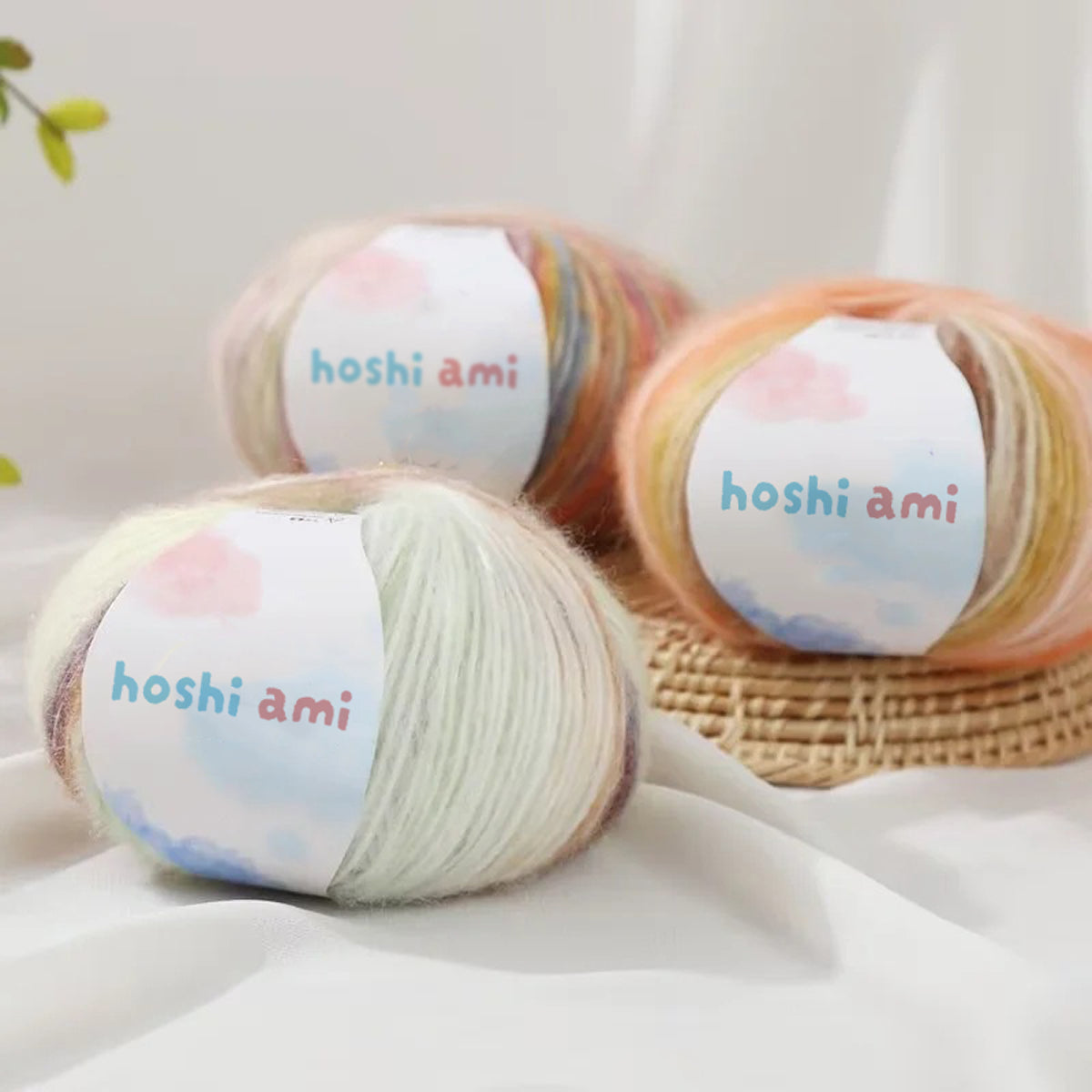 Cloud Mohair（クラウドモヘア）50g｜雲のように美しい段染め｜シルク混モヘア・シルクウール配合｜全20色