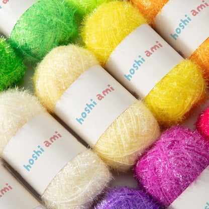 Bling Susemi Yarn（ブリングスセミヤーン）｜韓国スセミ糸｜キラキラファンシーヤーン｜引き揃えにもおすすめ｜全38色