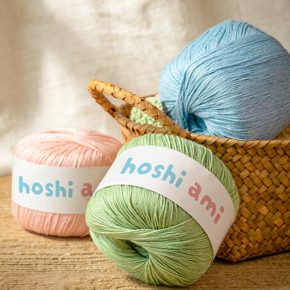 【竹由来】Bamboo Cotton（バンブーコットン）50g｜ほんのり艶めくサマーヤーン｜春夏ウェア・ショールに｜全17色