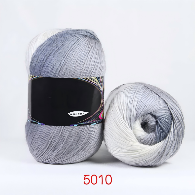 Serenade（セレナーデ）100g｜段染めウール｜幻想的なグラデーション｜手紡ぎ風シングルツイスト｜ショール・ウェアに｜全19色
