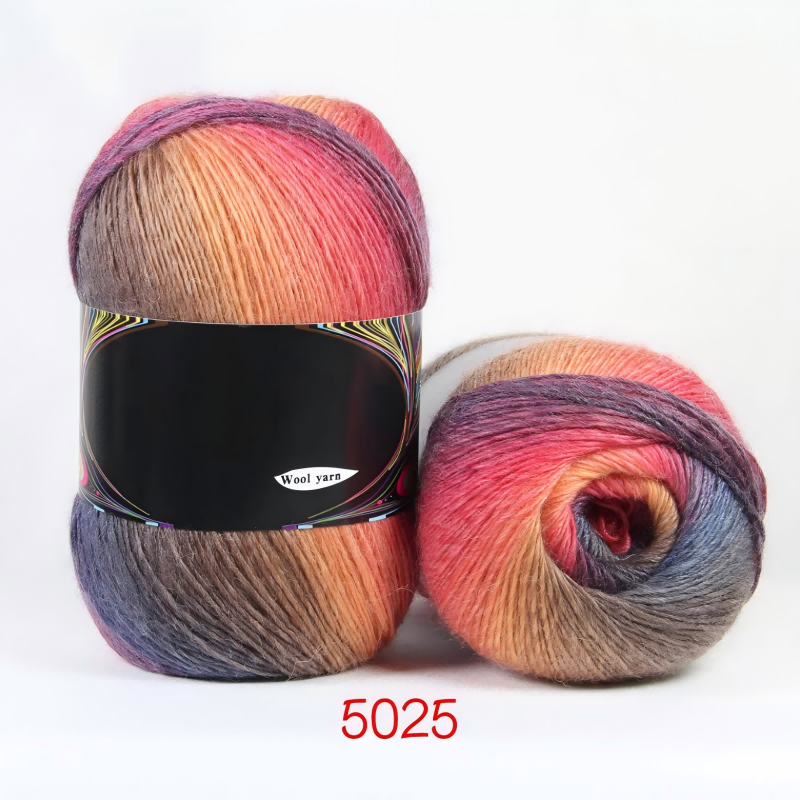 Serenade（セレナーデ）100g｜段染めウール｜幻想的なグラデーション｜手紡ぎ風シングルツイスト｜ショール・ウェアに｜全19色