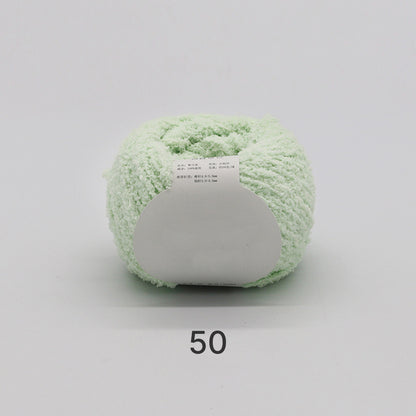 Cotton Candy Yarn（コットンキャンディヤーン）50g｜韓国で大流行｜ふわもこマシュマロ糸｜鉢底ネット編み・ネット編み・マフラー・帽子・編みぐるみ向け