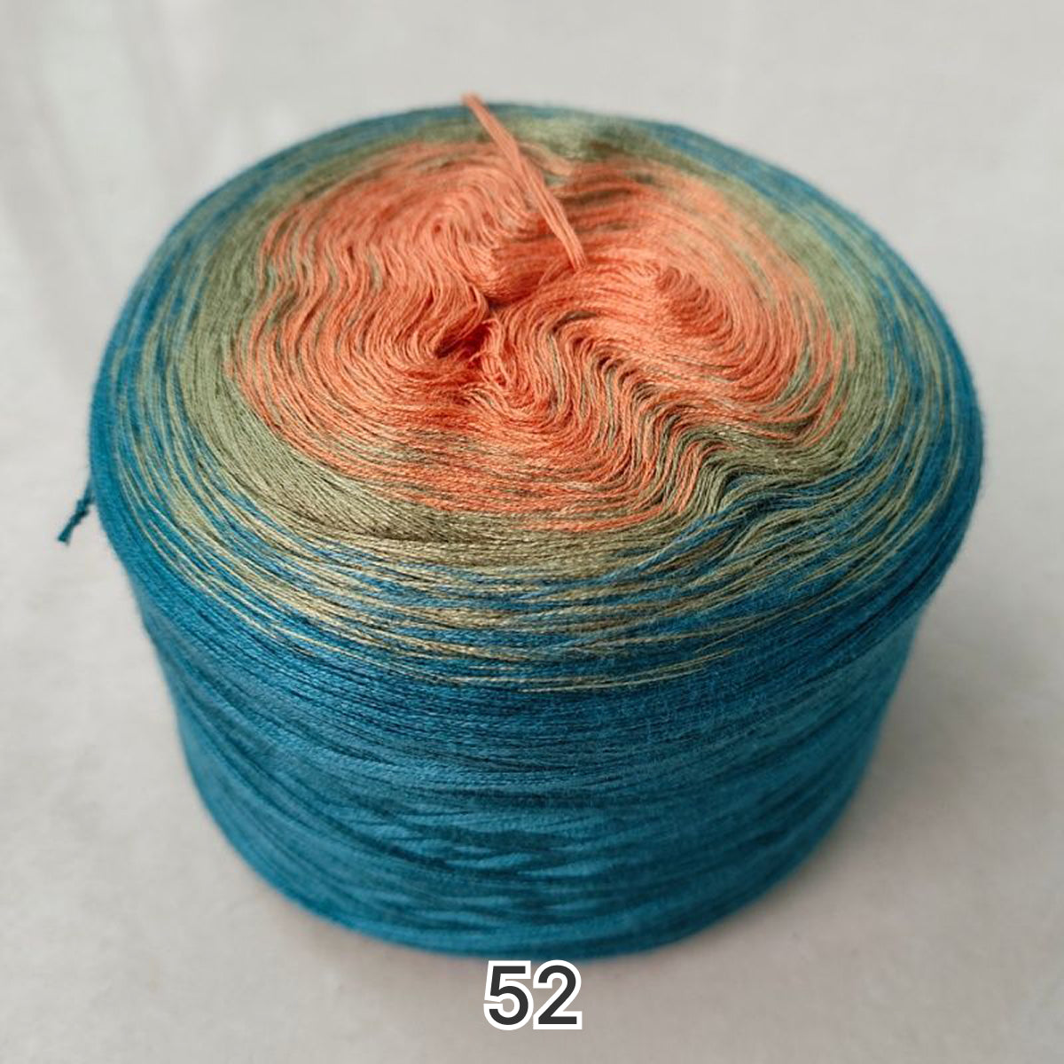 【シルケット加工・綿100%】Joyful Cake Yarn（ジョイフルケーキヤーン）｜ロングピッチ段染め・韓国風｜夏用ウェア・ショール・ブランケットに最適｜全37色｜電子版 ショール編みレシピ プレゼント！