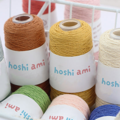 Breeze Lace Yarn（ブリーズレースヤーン）50g｜3本撚りのコットンリネンレース糸｜サマーヤーン｜春夏のウェア・ショール・小物に｜全11色