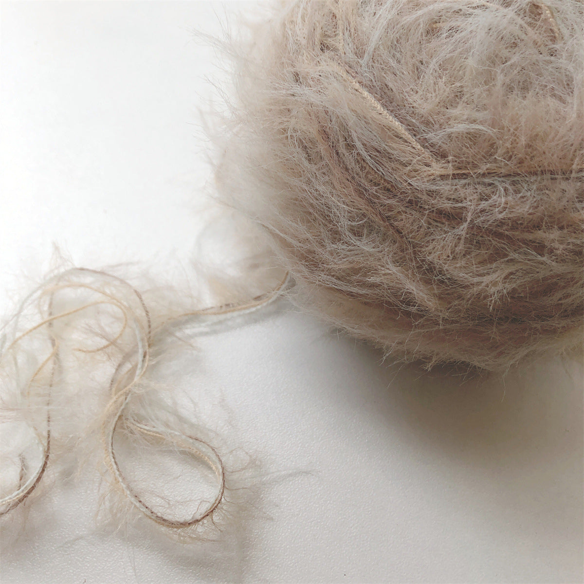 Mochi Fur Yarn（モチファーヤーン）50g｜ふわもこ・フェイクファー・パステルカラー｜帽子・マフラー｜韓国トレンド｜全15色