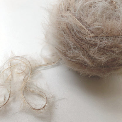 Mochi Fur Yarn（モチファーヤーン）50g｜ふわもこ・フェイクファー・パステルカラー｜帽子・マフラー｜韓国トレンド｜全15色