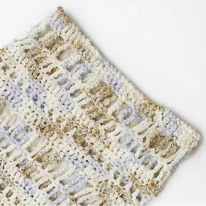 【手編みキット】Monet Lacy Knit（モネ レーシーニット）｜涼しげなモダール72％使用の透かしニット｜夏に最適｜全9色のアートカラー｜編み図＋一部動画付き