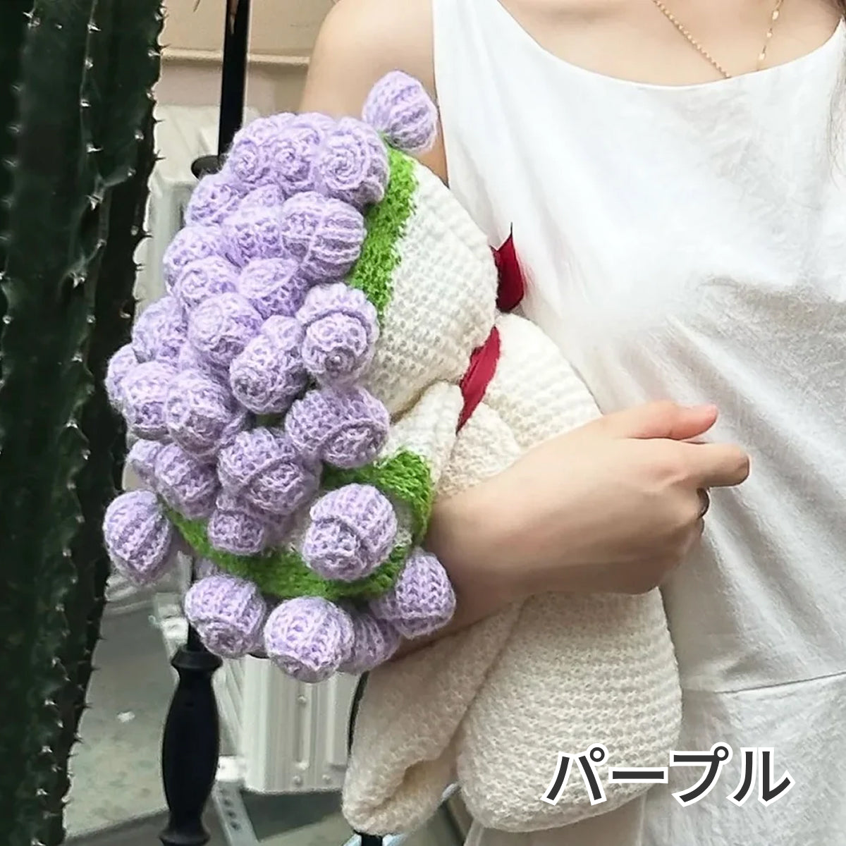 【完成品】枯れないお花の贈り物 花モチーフ 花束ブランケット 完成品 80cm 全3色｜ひざ掛け おくるみ 出産祝い 母の日 誕生日 ギフト プレゼント