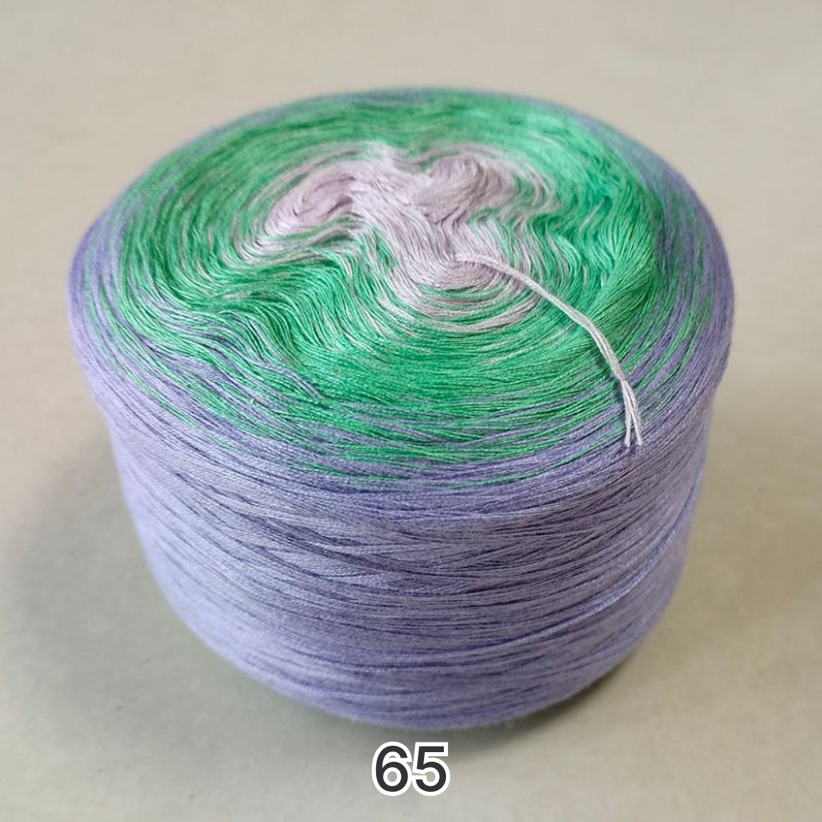 【シルケット加工・綿100%】Joyful Cake Yarn（ジョイフルケーキヤーン）｜ロングピッチ段染め・韓国風｜夏用ウェア・ショール・ブランケットに最適｜全37色｜電子版 ショール編みレシピ プレゼント！