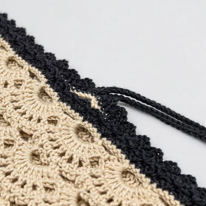 【手編みキット】Hoshi Layer Set（ホシレイヤーセット）｜ビスチェ＆スカートのセットアップ｜レイヤードを楽しむ透かし編み｜バンブーコットン使用｜編み図・動画付き