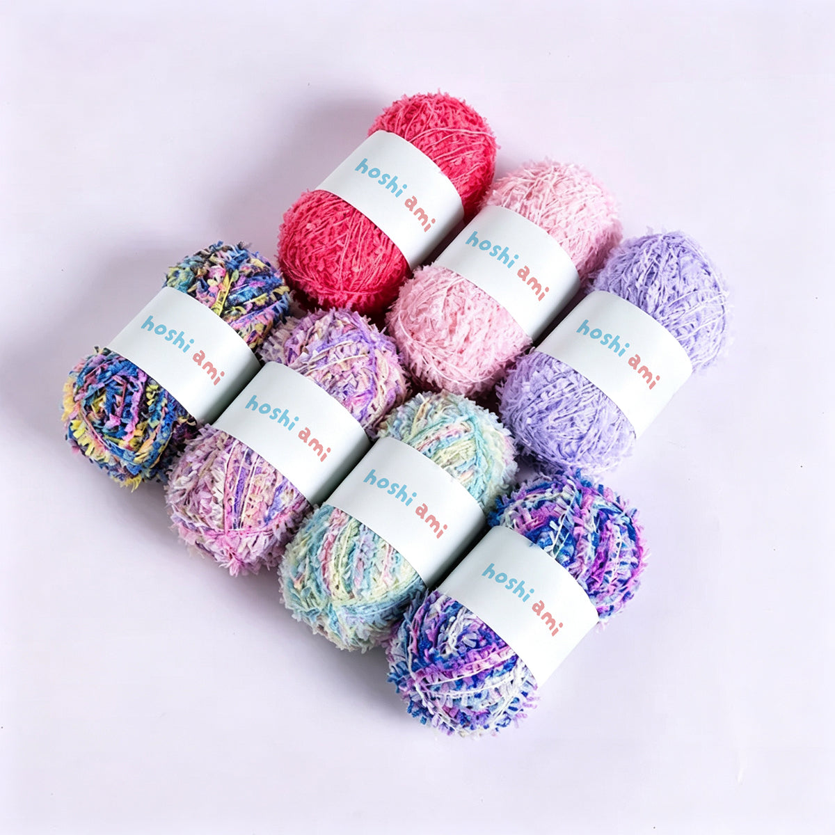 Leaf Ribbon Yarn（リーフリボンヤーン）｜韓国風ファンシーヤーン｜単独でも引き揃え用としても最適｜純色＆グラデーション｜全33色