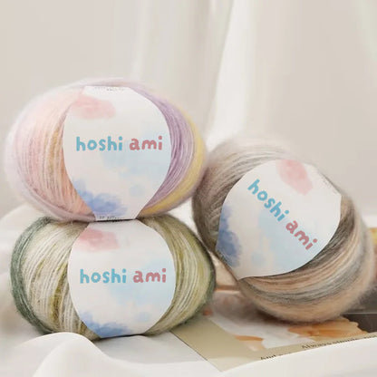 Cloud Mohair（クラウドモヘア）50g｜雲のように美しい段染め｜シルク混モヘア・シルクウール配合｜全20色