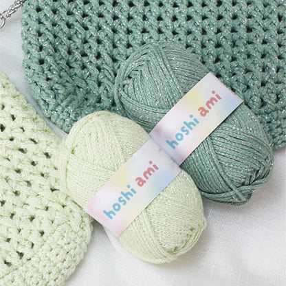 Starlight Lame Cotton（スターライト・ラメコットン）50g｜ふんわりコットン×きらめく銀糸｜バッグ・帽子・韓国風小物に｜高見えデザイン｜全29色