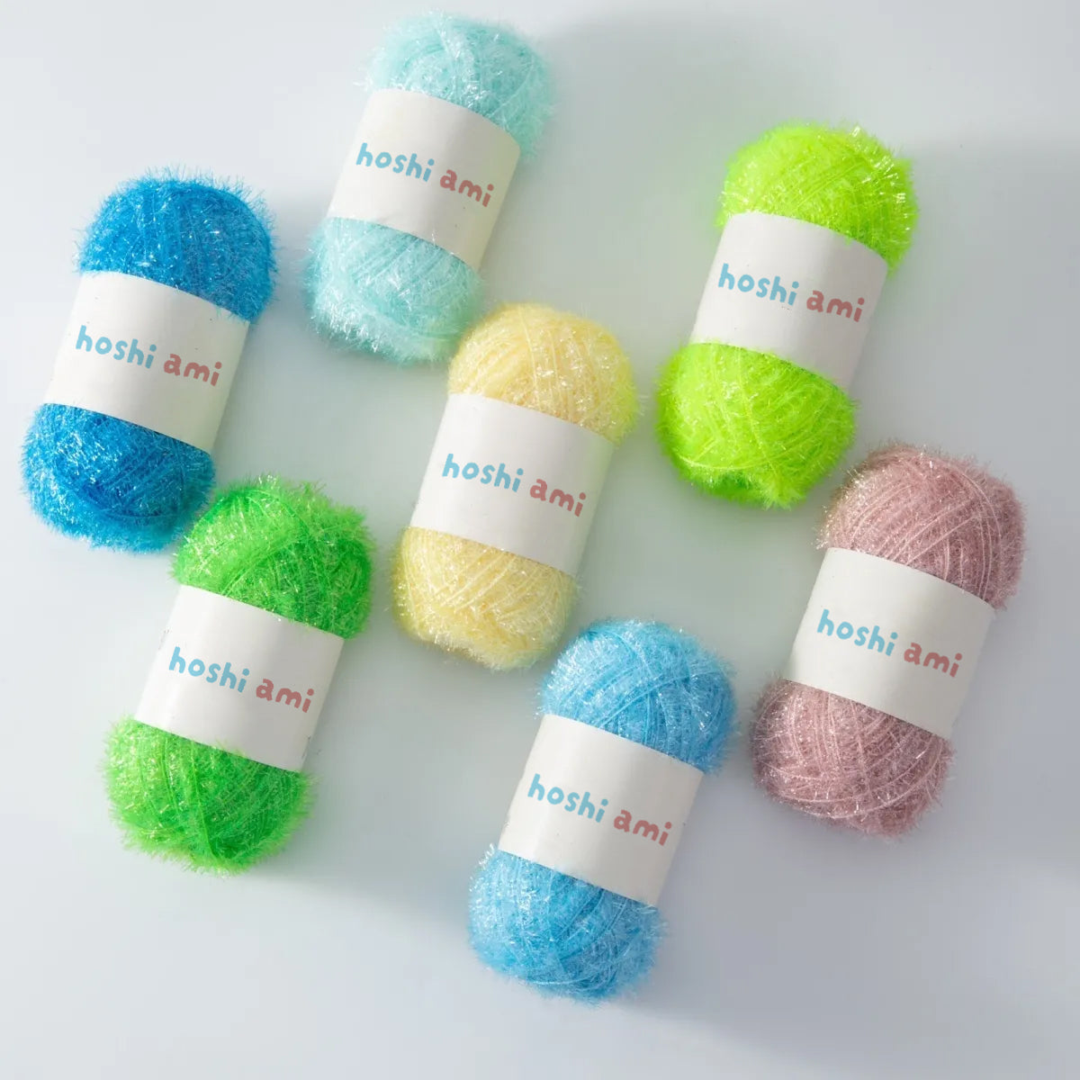 Bling Susemi Yarn（ブリングスセミヤーン）｜韓国スセミ糸｜キラキラファンシーヤーン｜引き揃えにもおすすめ｜全38色