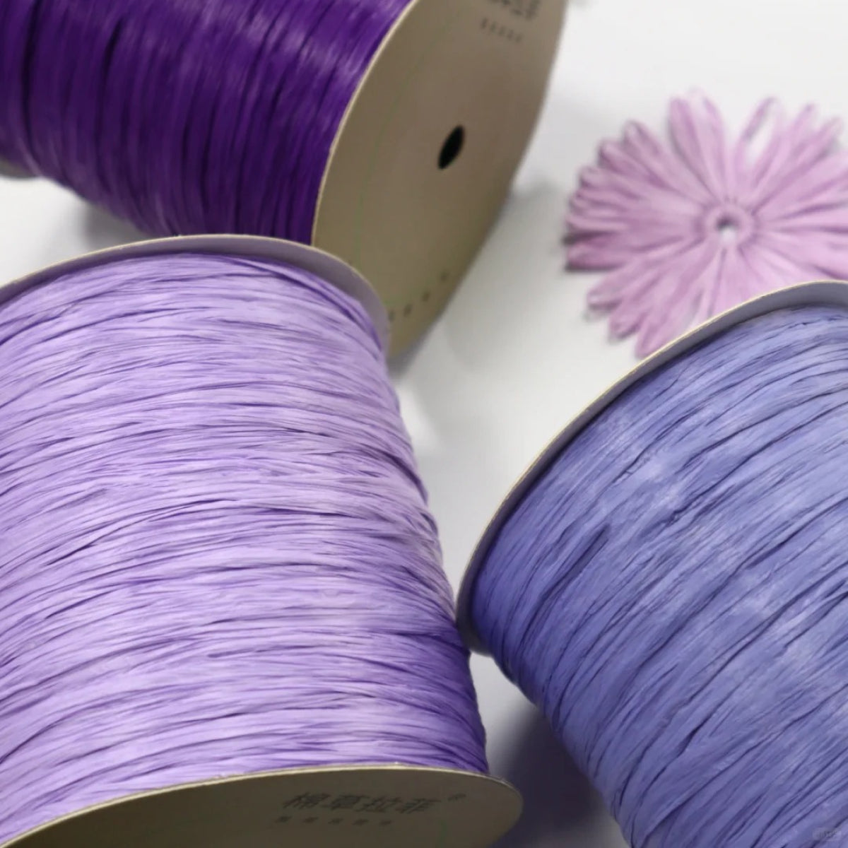 【手にやさしい】Smooth Yarn（スムースヤーン）250m｜ラフィア風｜コットンリンター由来の再生繊維｜スルスル編める夏糸｜麦わら帽子やかごバッグに