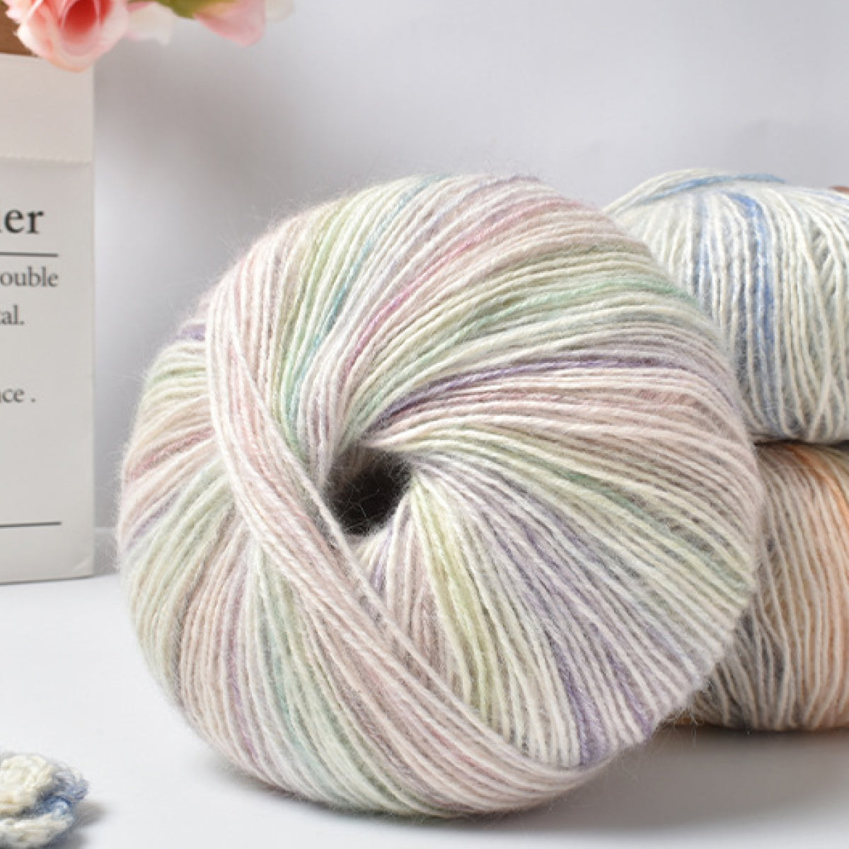 Pastel Cotton （パステルコットン）50g｜やさしい彩りのコットングラデーション糸｜中細・サマーヤーン ｜全14色