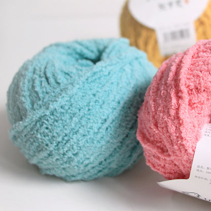 Cotton Candy Yarn（コットンキャンディヤーン）50g｜韓国で大流行｜ふわもこマシュマロ糸｜鉢底ネット編み・ネット編み・マフラー・帽子・編みぐるみ向け
