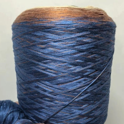 【シルケット加工・綿100%】Joyful Cake Yarn（ジョイフルケーキヤーン）｜ロングピッチ段染め・韓国風｜夏用ウェア・ショール・ブランケットに最適｜全37色｜電子版 ショール編みレシピ プレゼント！