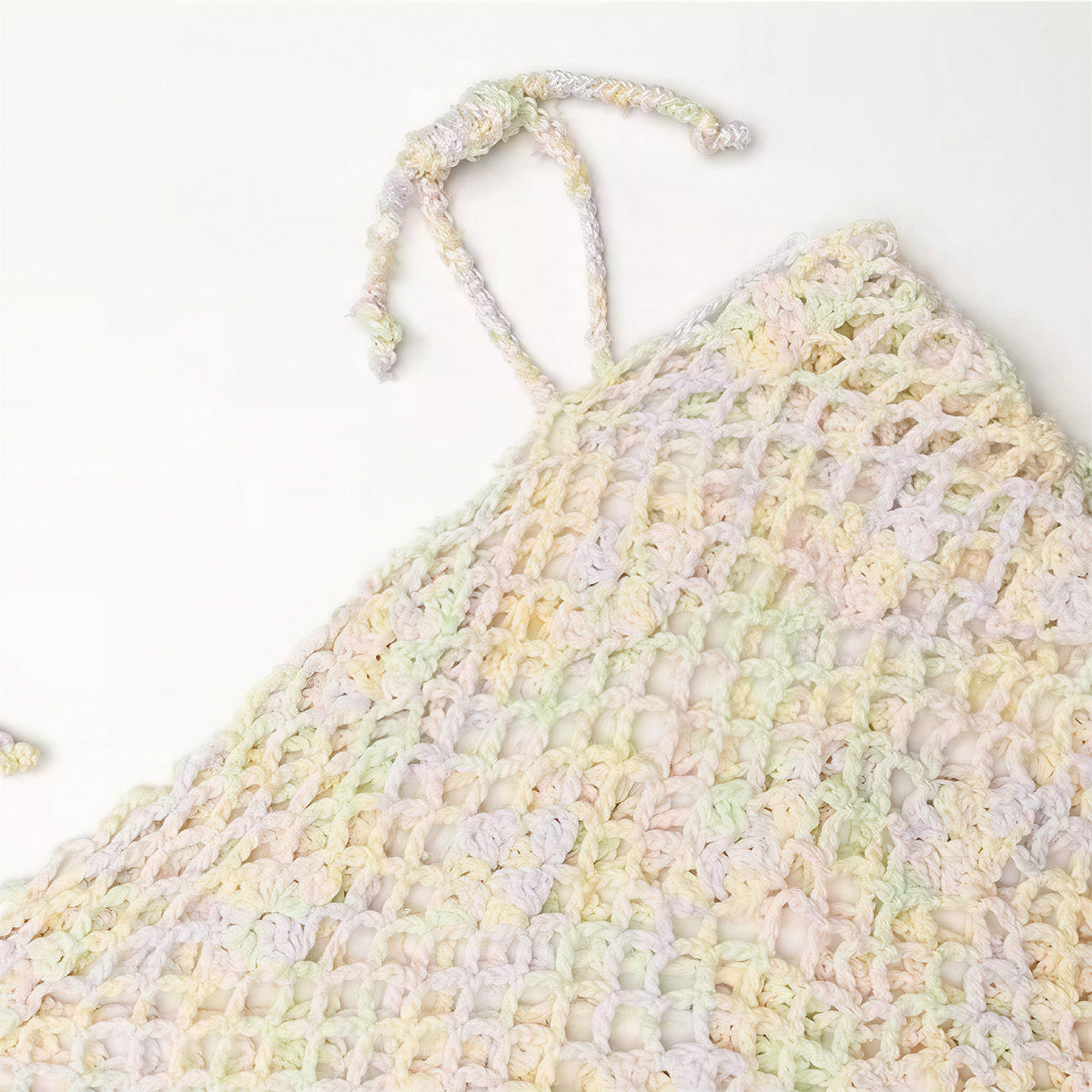 【手編みキット】Monet Cami Onepiece（モネ キャミワンピ）｜涼しげなモダール72％使用の透かしデザイン｜夏にぴったり｜全9色のアートカラー｜編み図＋一部動画付き