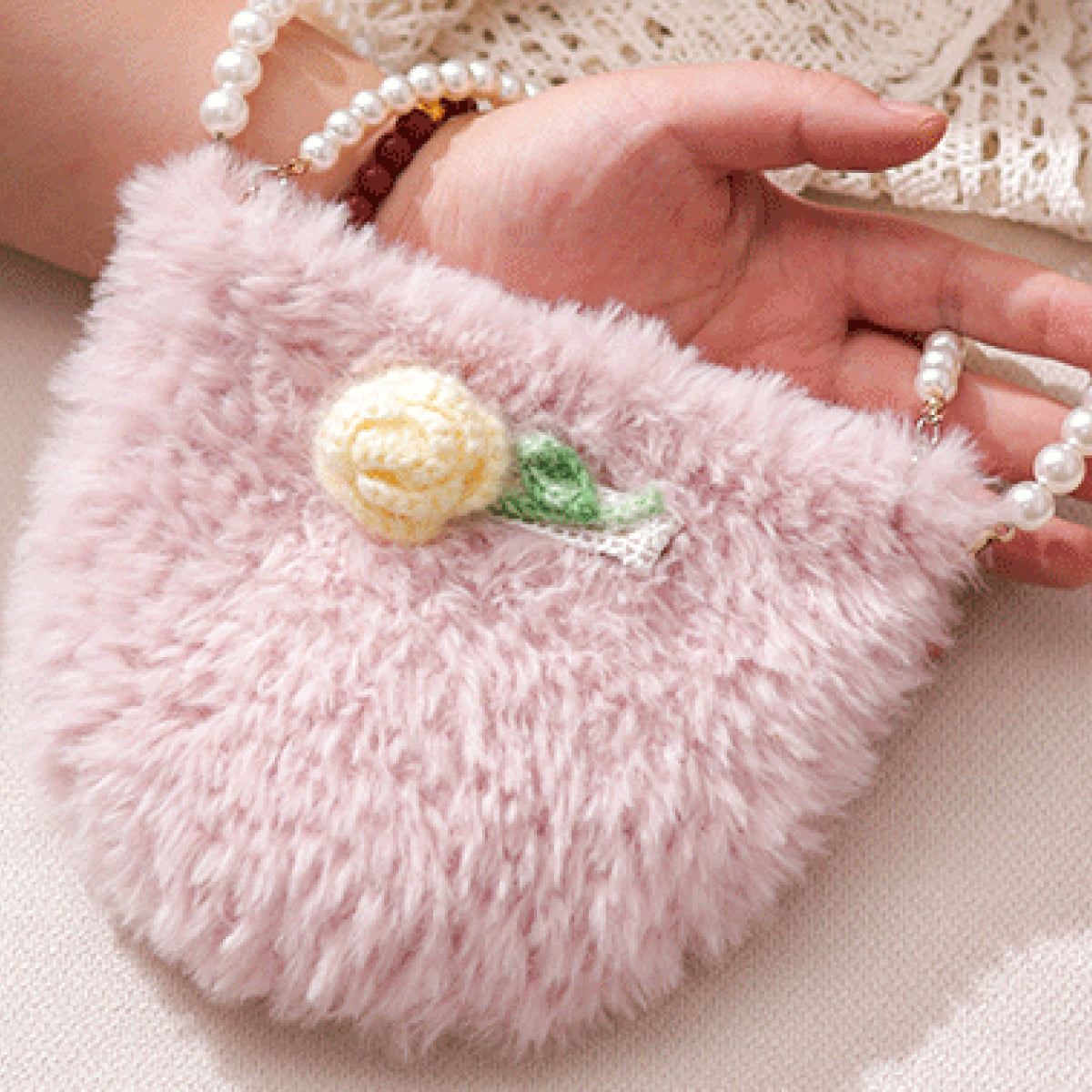 Fake Fur Yarn（フェイクファーヤーン）100g｜極太｜もこもこ エコファー｜星ポンチョ・マフラー・バッグ・ラグ｜全22色