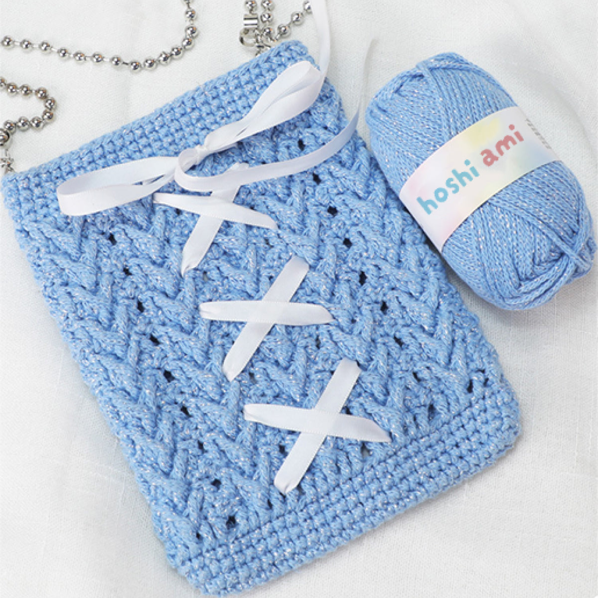 Starlight Lame Cotton（スターライト・ラメコットン）50g｜ふんわりコットン×きらめく銀糸｜バッグ・帽子・韓国風小物に｜高見えデザイン｜全29色