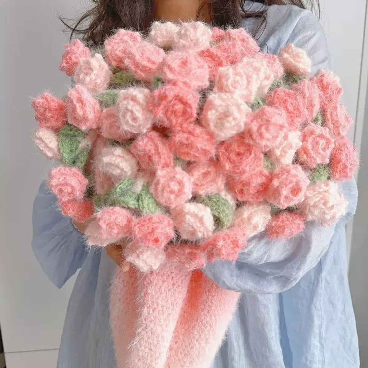 Longfur Yarn（ロングファーヤーン）190g｜とろける肌触りのグラデーション｜花束ブランケット・ショール作りに｜極太｜全17色