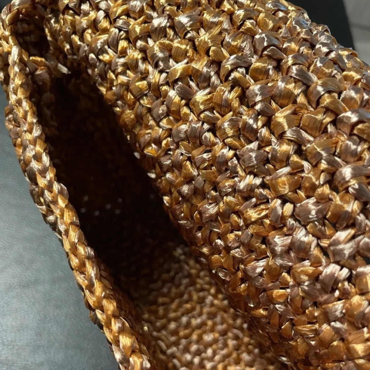 【手にやさしい】Smooth Yarn（スムースヤーン）250m｜ラフィア風｜コットンリンター由来の再生繊維｜スルスル編める夏糸｜麦わら帽子やかごバッグに
