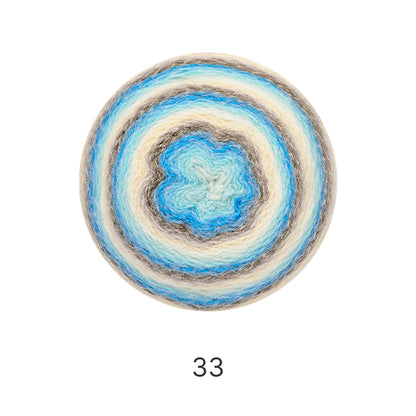 【特大600g】Longfur Big（ロングファーヤーンBIG）｜糸継ぎなしで美しく編める｜極太グラデーション毛糸｜初心者にも編みやすい｜全34色