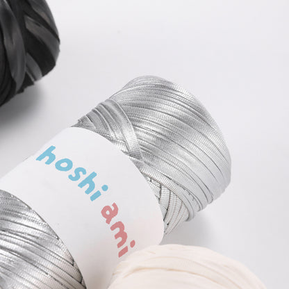 Miyabi Leather Yarn（ミヤビ レザーヤーン）｜レザー調｜上質で高級感のある光沢編み糸｜バッグ・小物に｜上品な大人スタイル｜全18色