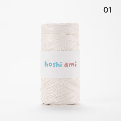 Miyabi Leather Yarn（ミヤビ レザーヤーン）｜レザー調｜上質で高級感のある光沢編み糸｜バッグ・小物に｜上品な大人スタイル｜全18色