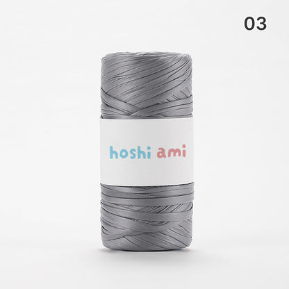 Miyabi Leather Yarn（ミヤビ レザーヤーン）｜レザー調｜上質で高級感のある光沢編み糸｜バッグ・小物に｜上品な大人スタイル｜全18色